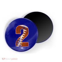 American Football Player Number Two Magnet