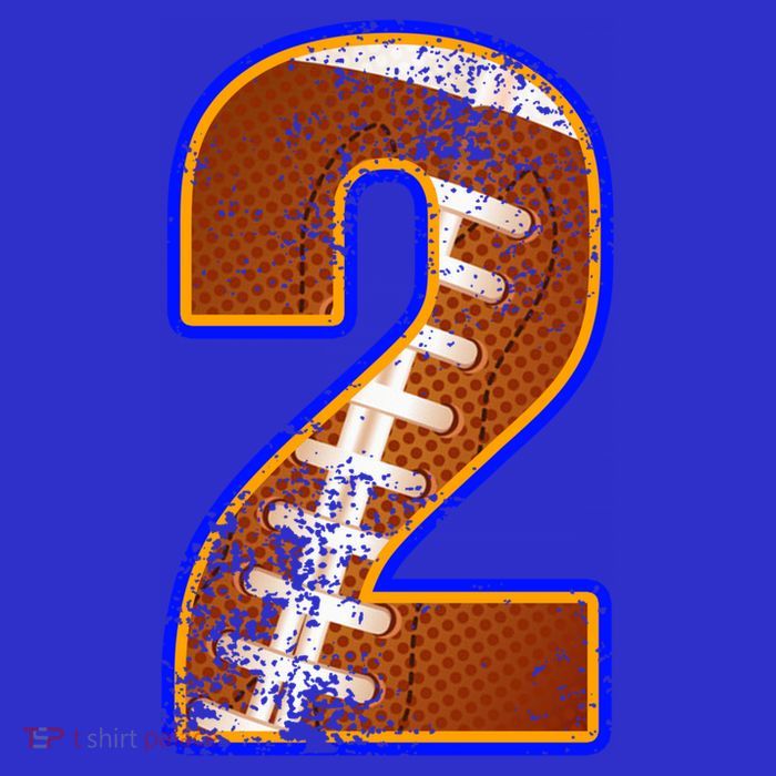 American Football Player Number Two Magnet