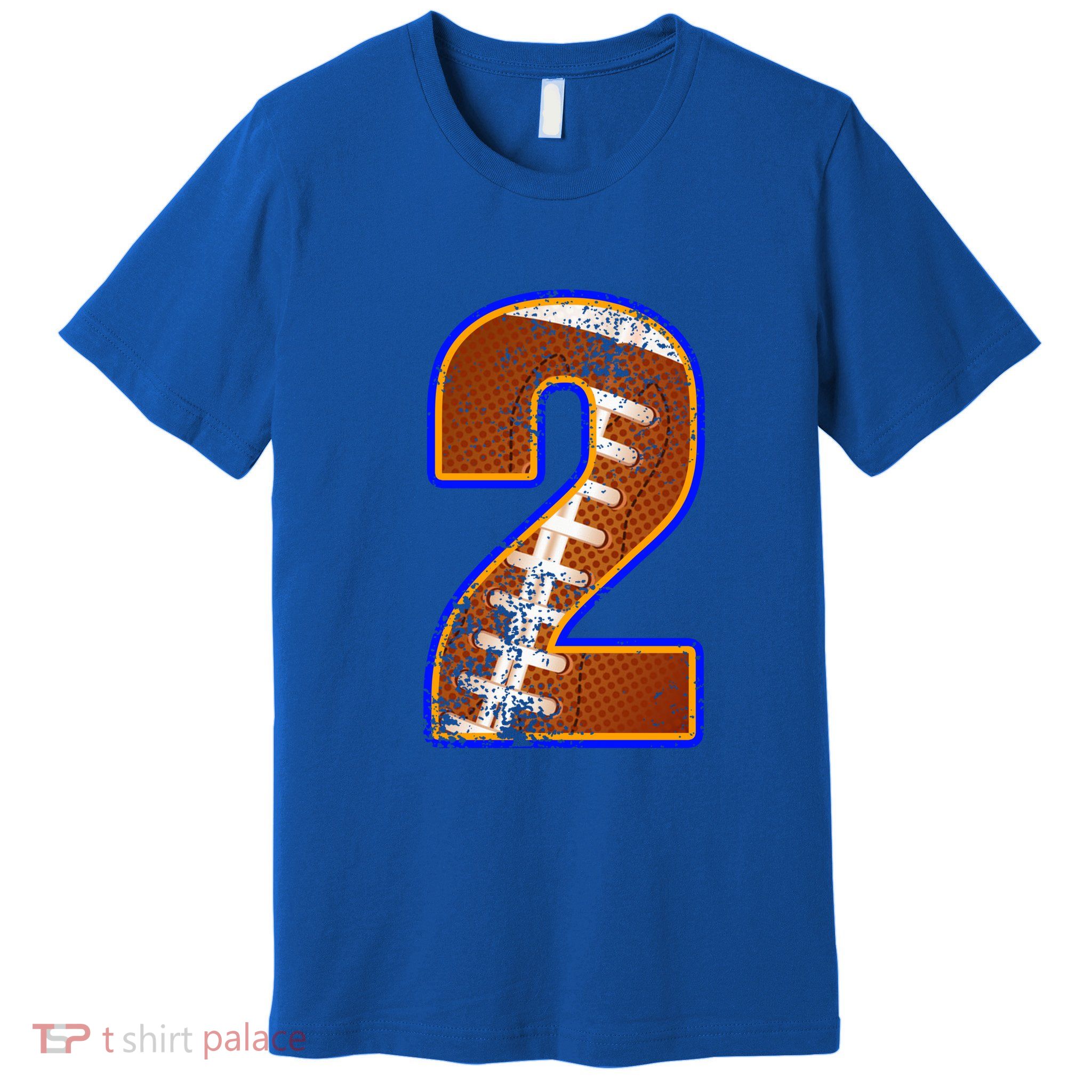 American Football Player Number Two Premium T-Shirt