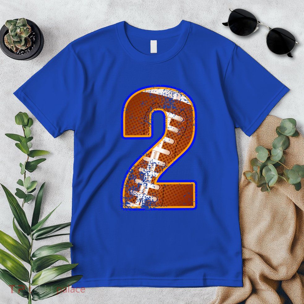 American Football Player Number Two Premium T-Shirt