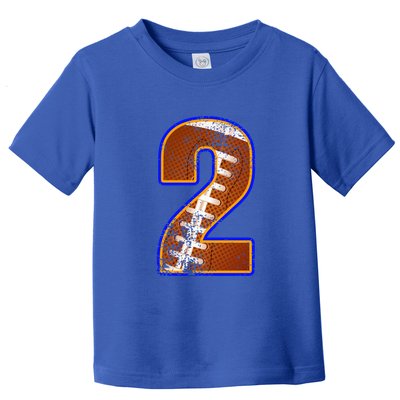 American Football Player Number Two Toddler T-Shirt