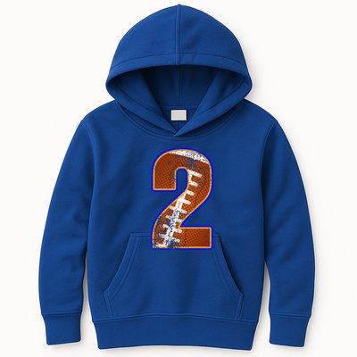 American Football Player Number Two Kids Hoodie