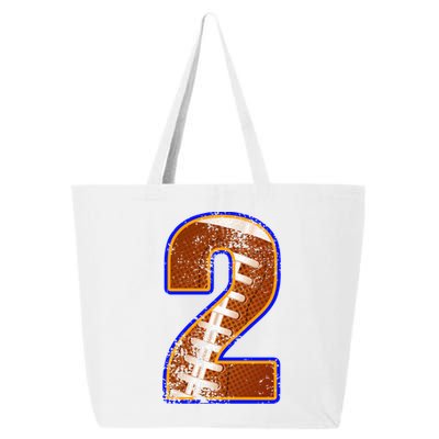 American Football Player Number Two 25L Jumbo Tote