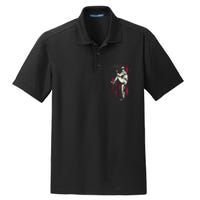 American Flag Pitcher Baseball Apparel Baseball Dry Zone Grid Polo