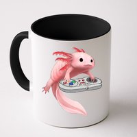 Axolotl Fish Playing Video Game White-Axolotl Lizard Gamers Mug
