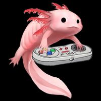 Axolotl Fish Playing Video Game White-Axolotl Lizard Gamers Tank Top