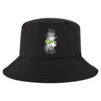 Agender Flag Pride Month Lgbtq Agender Axolotl Cool Comfort Performance Bucket Hat