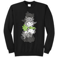 Agender Flag Pride Month Lgbtq Agender Axolotl Sweatshirt