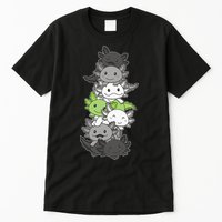 Agender Flag Pride Month Lgbtq Agender Axolotl Tall T-Shirt