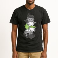 Agender Flag Pride Month Lgbtq Agender Axolotl Tall T-Shirt