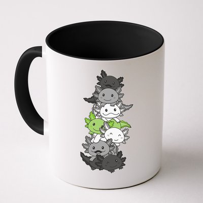 Agender Flag Pride Month Lgbtq Agender Axolotl Mug