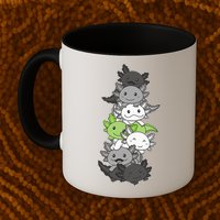 Agender Flag Pride Month Lgbtq Agender Axolotl Mug