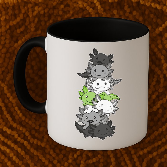 Agender Flag Pride Month Lgbtq Agender Axolotl Mug
