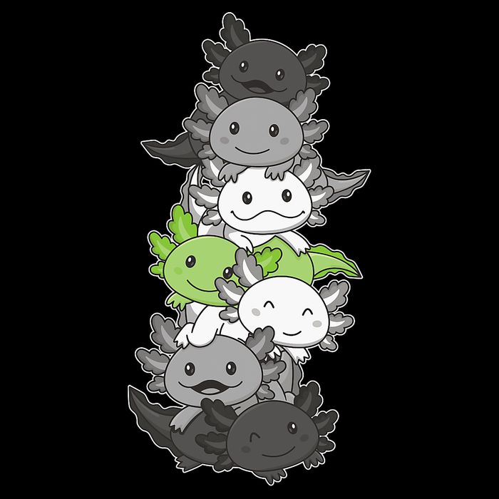 Agender Flag Pride Month Lgbtq Agender Axolotl 16 in Basic Backpack