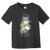 Agender Flag Pride Month Lgbtq Agender Axolotl Toddler T-Shirt