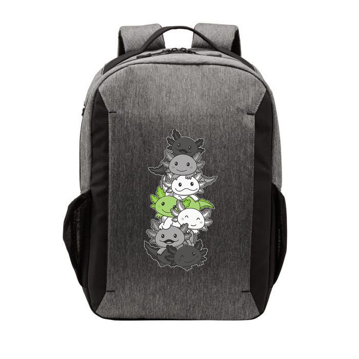 Agender Flag Pride Month Lgbtq Agender Axolotl Vector Backpack