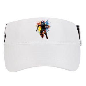 American Football Player Paint Adult Drive Performance Visor