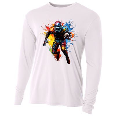 American Football Player Paint Cooling Performance Long Sleeve Crew