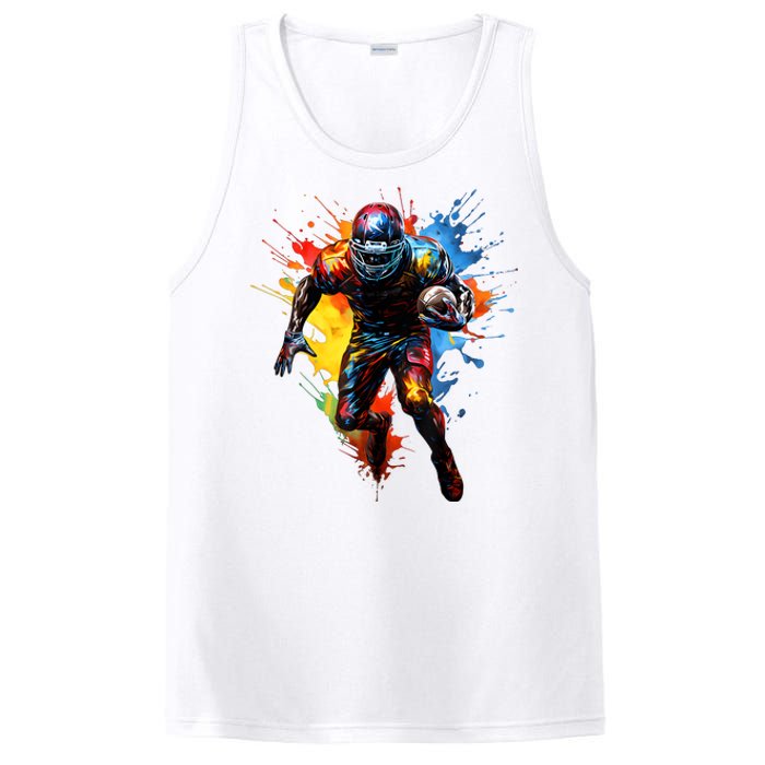 American Football Player Paint PosiCharge Competitor Tank