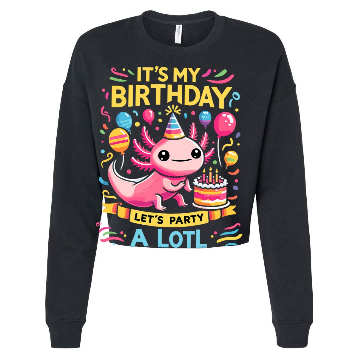 Axolotl Fun Party Kawaii Axolot Birthday Cooling Performance Crew T-Shirt