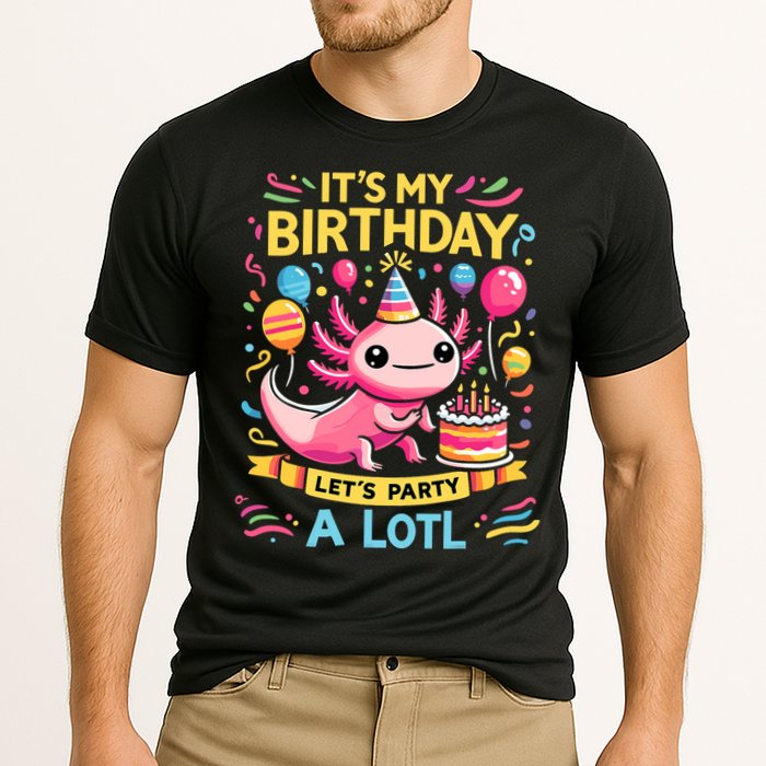 Axolotl Fun Party Kawaii Axolot Birthday Cooling Performance Crew T-Shirt