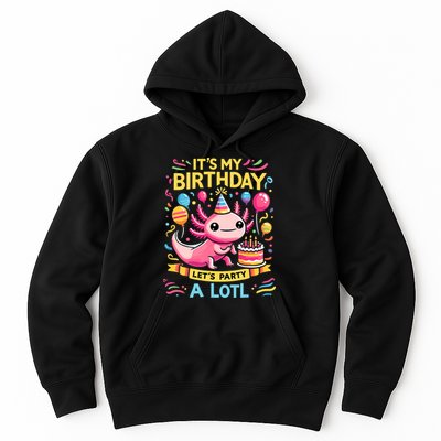 Axolotl Fun Party Kawaii Axolot Birthday Hoodie