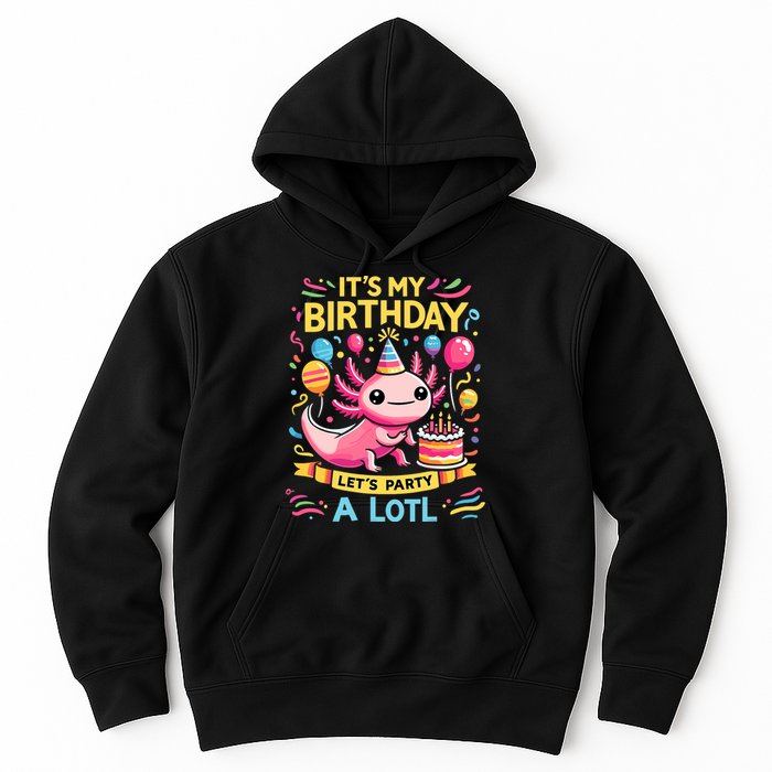 Axolotl Fun Party Kawaii Axolot Birthday Hoodie