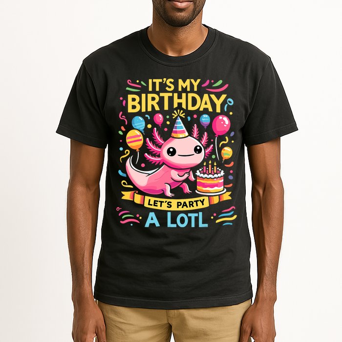 Axolotl Fun Party Kawaii Axolot Birthday Tall T-Shirt