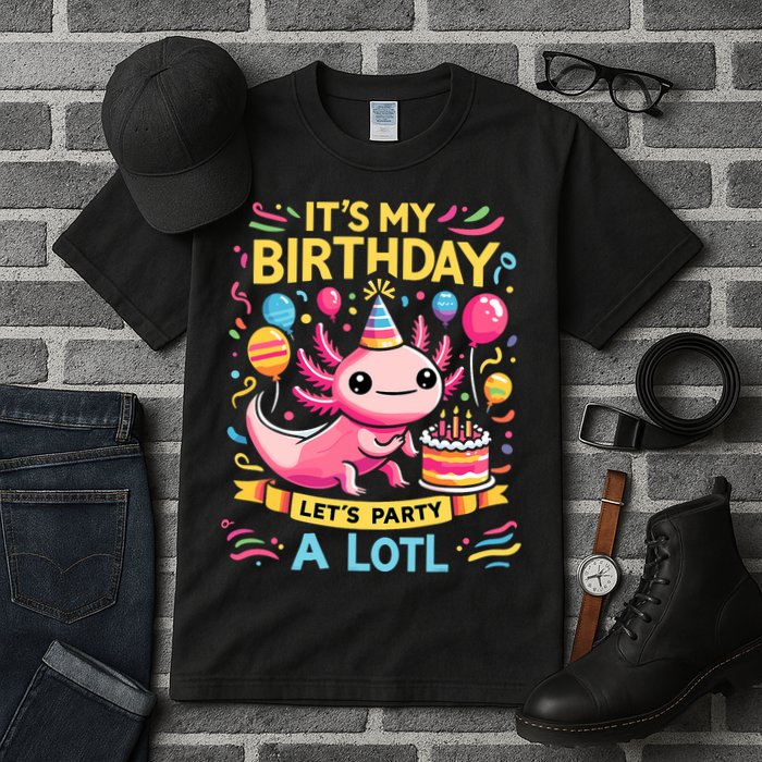 Axolotl Fun Party Kawaii Axolot Birthday Tall T-Shirt