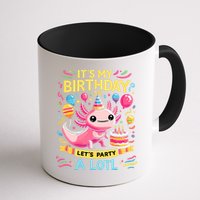 Axolotl Fun Party Kawaii Axolot Birthday Mug