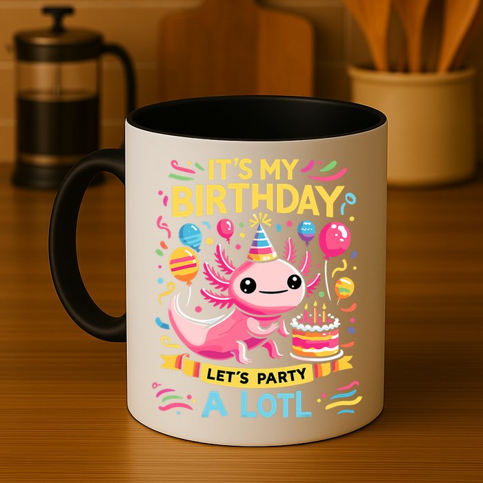 Axolotl Fun Party Kawaii Axolot Birthday Mug