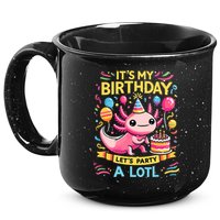 Axolotl Fun Party Kawaii Axolot Birthday 15oz Campfire Ceramic Mug