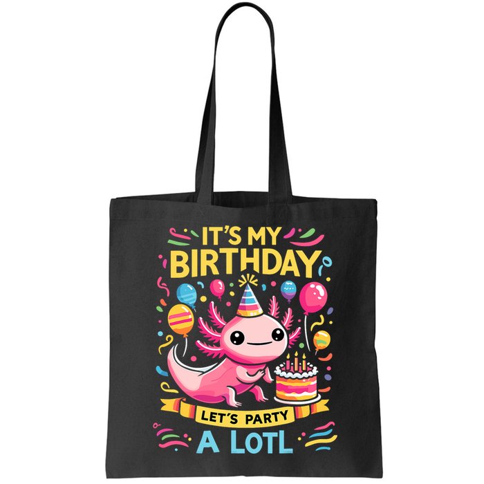 Axolotl Fun Party Kawaii Axolot Birthday Bag