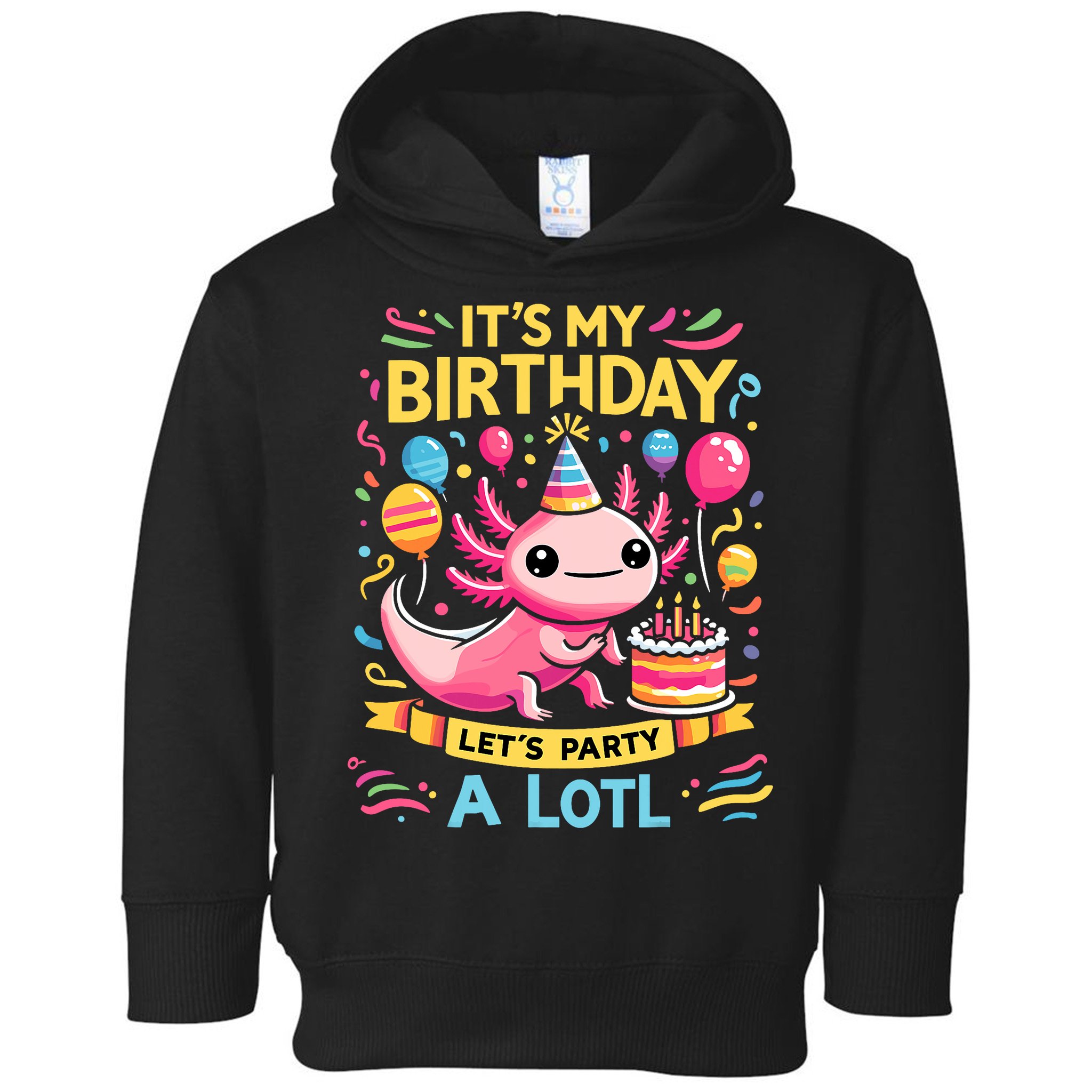 Axolotl Fun Party Kawaii Axolot Birthday Toddler Hoodie
