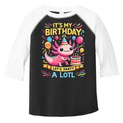 Axolotl Fun Party Kawaii Axolot Birthday Toddler Fine Jersey T-Shirt