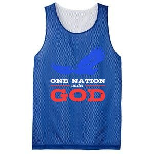 American Flag Patriot One Nation Under God Christian Verses Meaningful Gift Mesh Reversible Basketball Jersey Tank