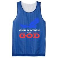 American Flag Patriot One Nation Under God Christian Verses Meaningful Gift Mesh Reversible Basketball Jersey Tank