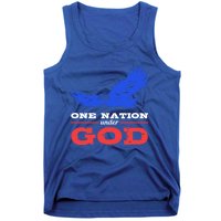 American Flag Patriot One Nation Under God Christian Verses Meaningful Gift Tank Top