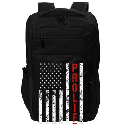 American Flag Pro Life Impact Tech Backpack