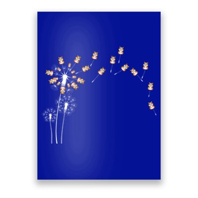 Animal Flower Plant Great Gift Dandelion Hamster Gift Poster