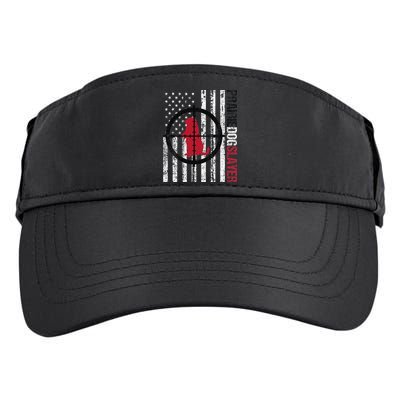 American Flag Prairie Dog Hunting Prairie Dog Slayer Adult Drive Performance Visor