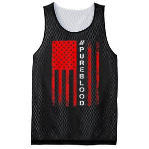 American Flag #PUREBLOOD I Am Pure Blood NonGmo Mesh Reversible Basketball Jersey Tank