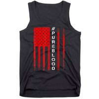 American Flag #PUREBLOOD I Am Pure Blood NonGmo Tank Top