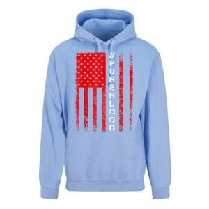 American Flag #PUREBLOOD I Am Pure Blood NonGmo Unisex Surf Hoodie