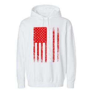 American Flag #PUREBLOOD I Am Pure Blood NonGmo Garment-Dyed Fleece Hoodie