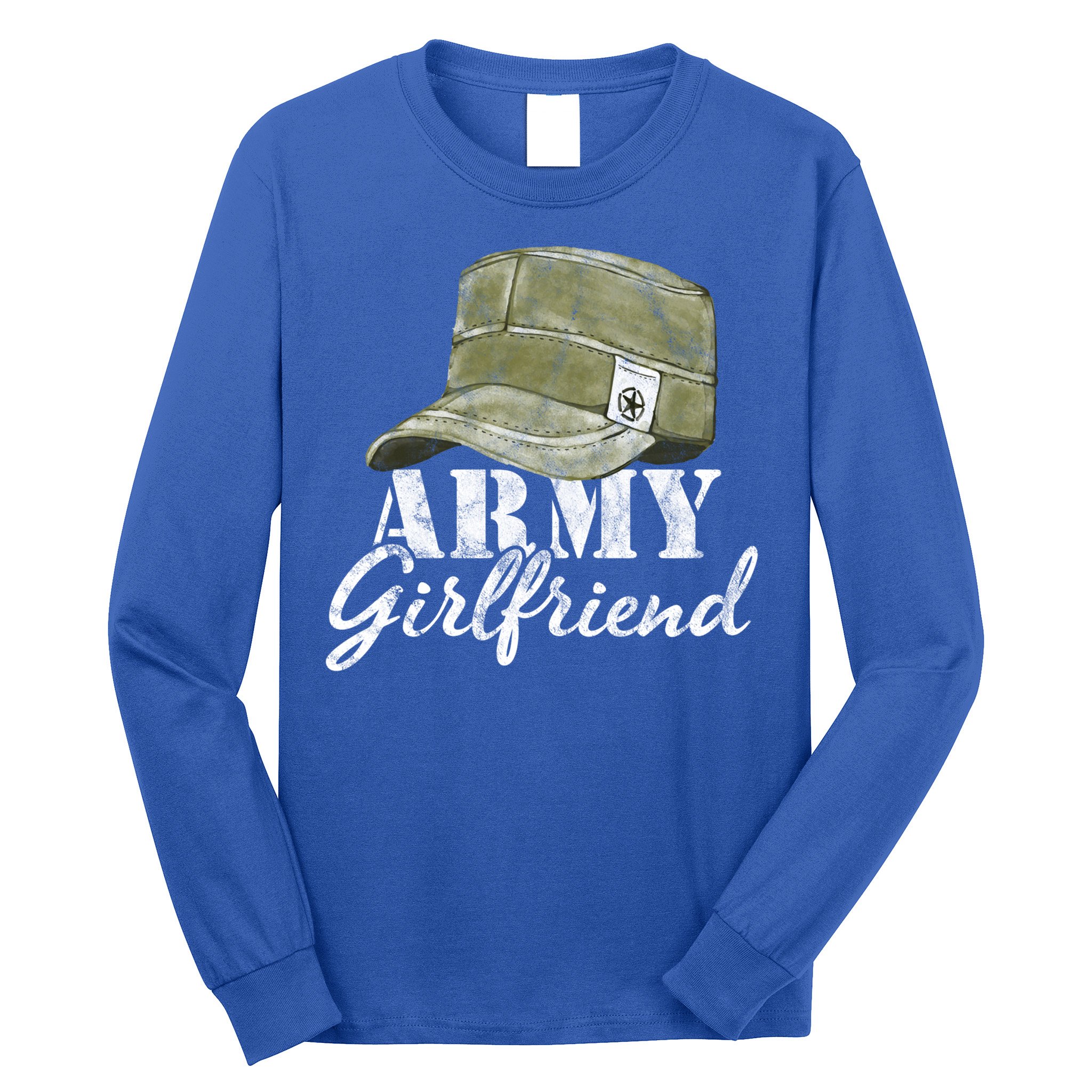 Army Friend Proud Vintage Physical Fitness Workout Gift Cool Gift Long Sleeve Shirt