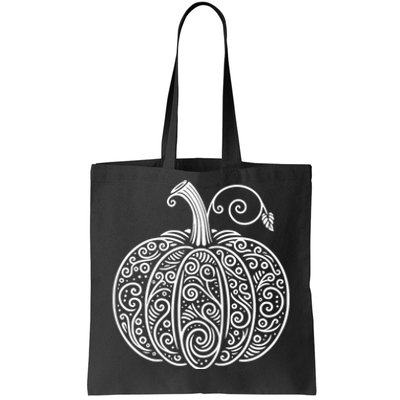 Autumn Fall Pumpkin Cute Thanksgiving Halloween Tote Bag