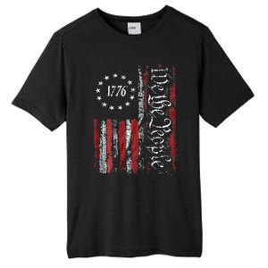 American Flag Patriotic 1776 We The People USA Tall Fusion ChromaSoft Performance T-Shirt