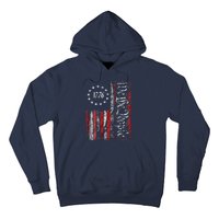 American Flag Patriotic 1776 We The People USA Hoodie