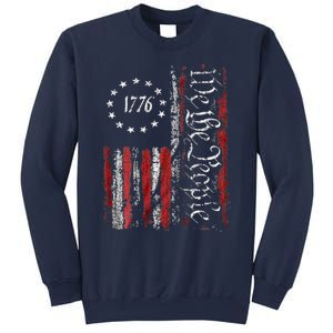 American Flag Patriotic 1776 We The People USA Sweatshirt